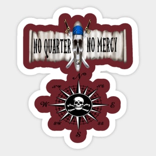 NO QUARTER GIVEN Sticker